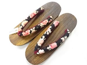 未使用品　桐下駄(24.5センチ)